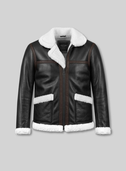 British Flying Sherpa Leather Jacket