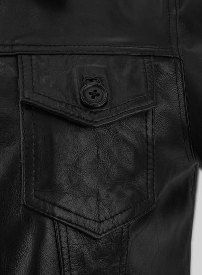 Britney Spears Leather Shirt