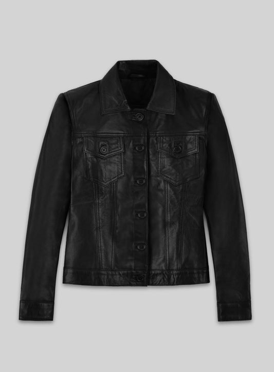 Britney Spears Leather Shirt