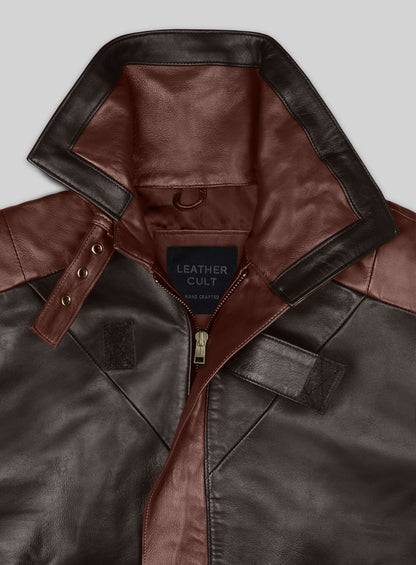 Brown Aiden Pearce Watch Dog Leather Trench Coat