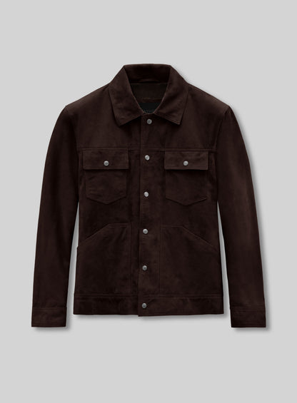 Brown Frodo Suede Leather Jacket