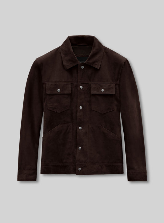 Brown Frodo Suede Leather Jacket