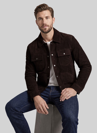 Brown Frodo Suede Leather Jacket