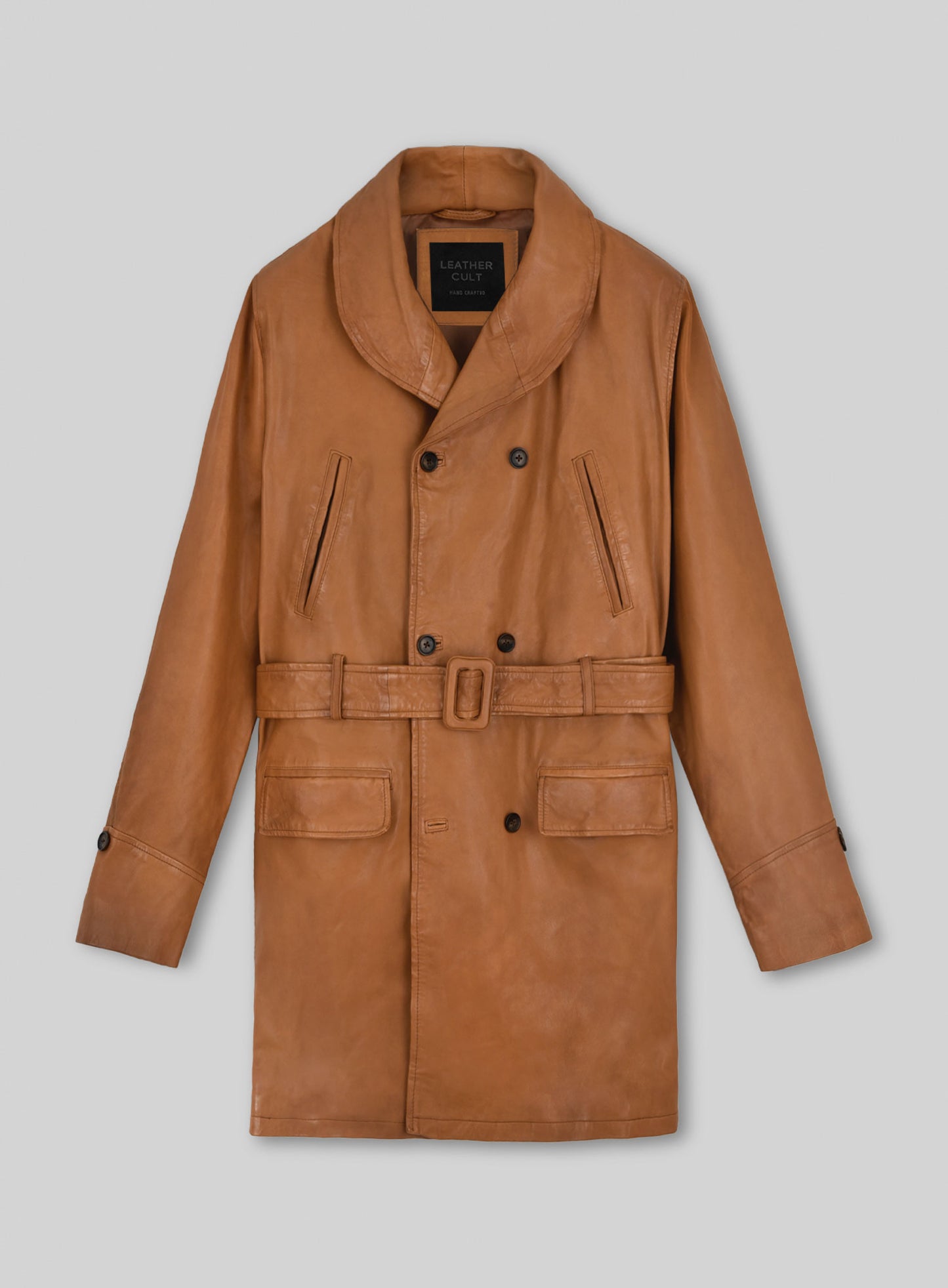 Brown Brad Pitt Legends of the Fall Leather Trench Coat