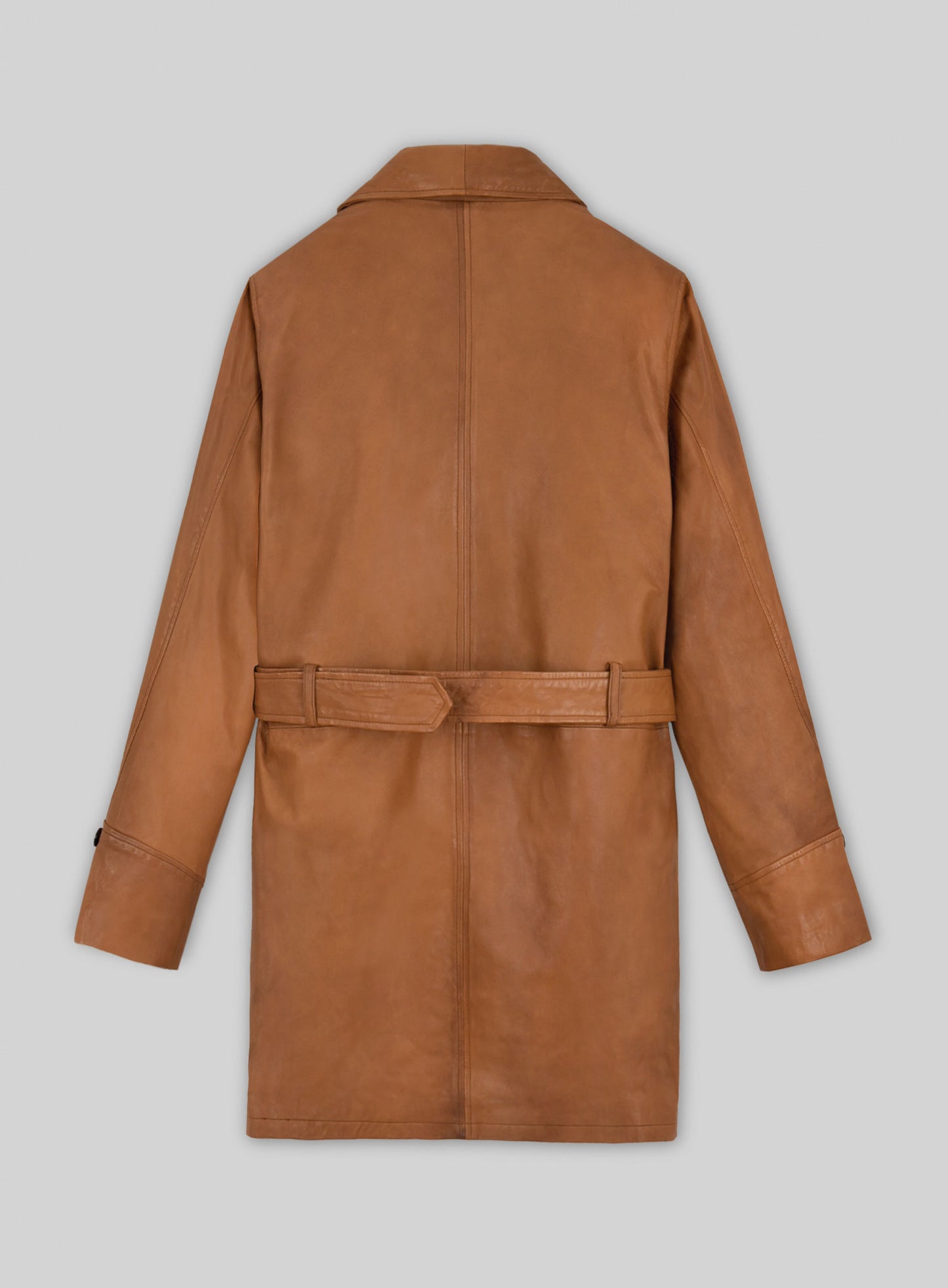 Brown Brad Pitt Legends of the Fall Leather Trench Coat