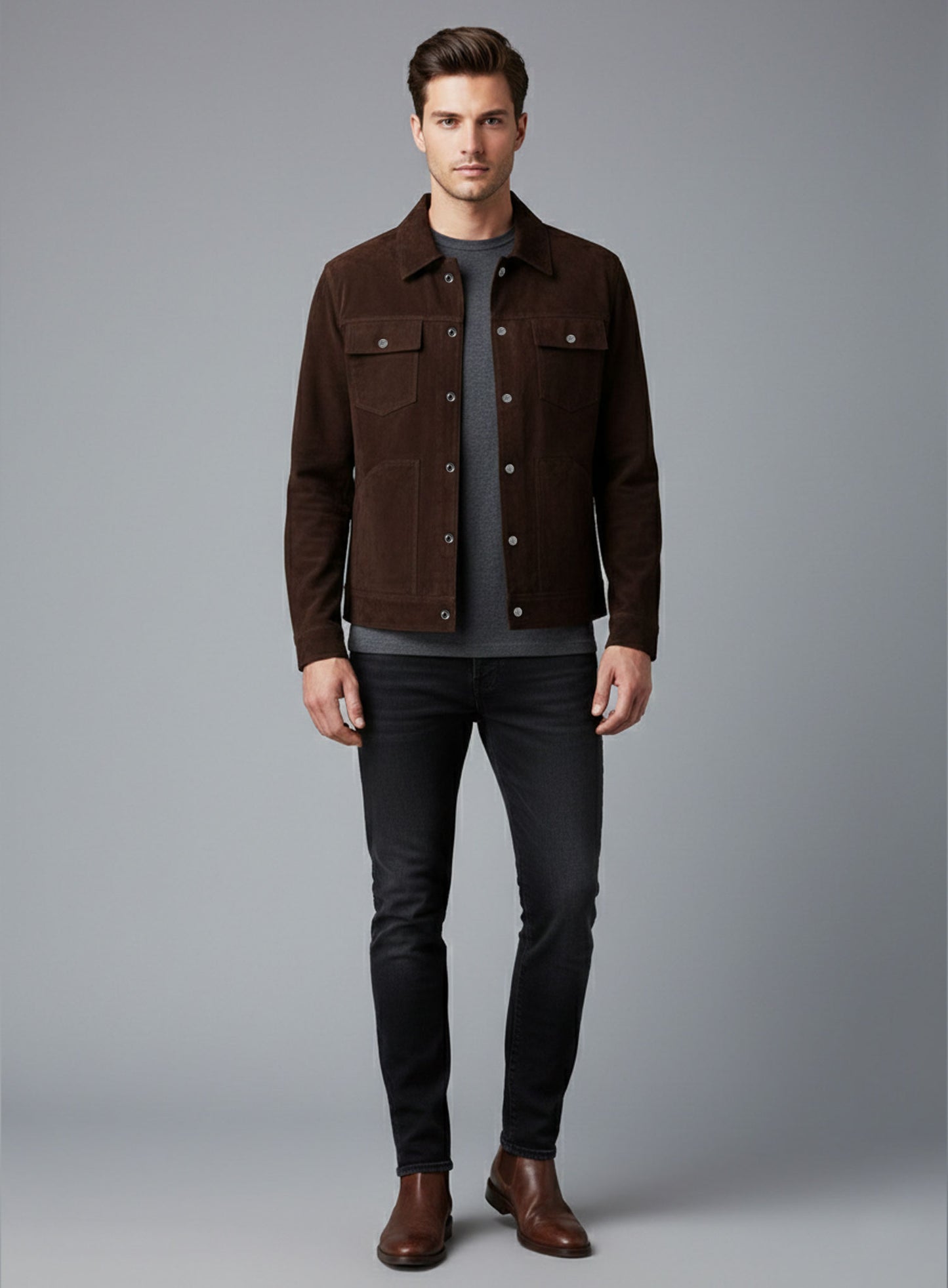Brown Frodo Suede Leather Jacket