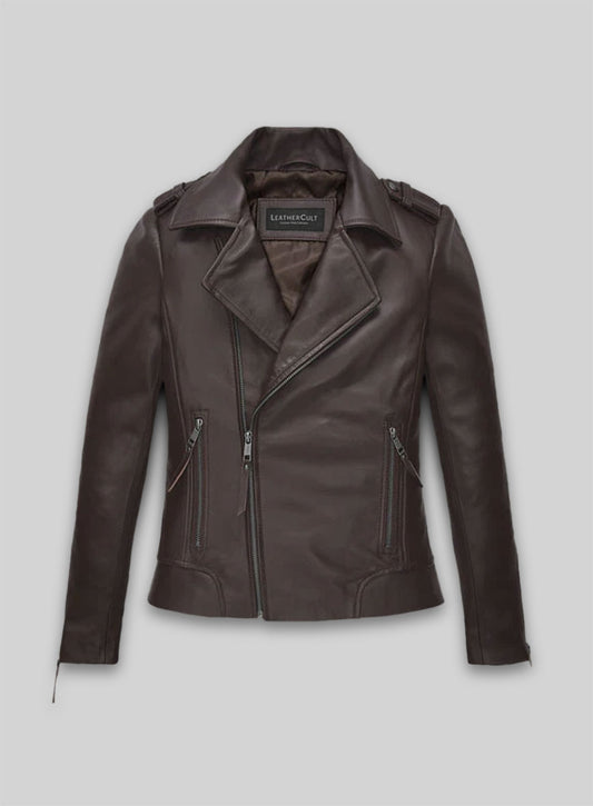 Brown Jennifer Aniston Leather Jacket