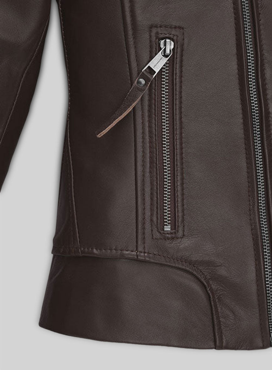 Brown Jennifer Aniston Leather Jacket