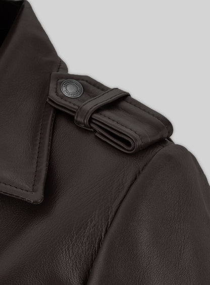 Brown Jennifer Aniston Leather Jacket