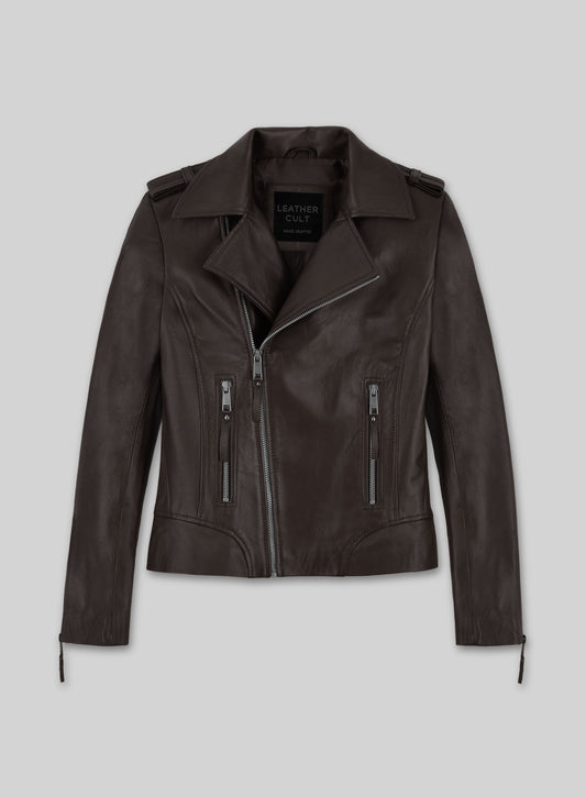 Brown Jennifer Aniston Leather Jacket