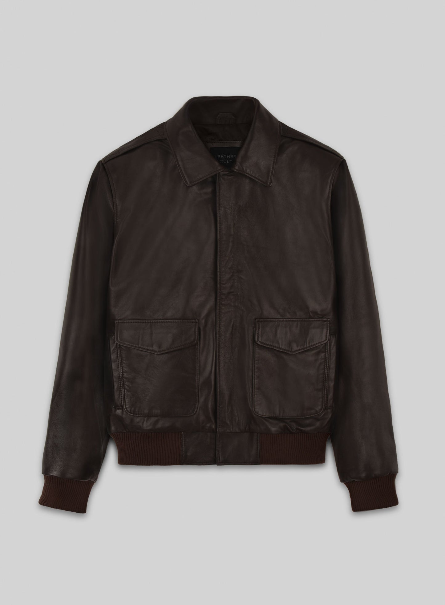 Brown Steve Carell Welcome to Marwen Bomber Leather Jacket