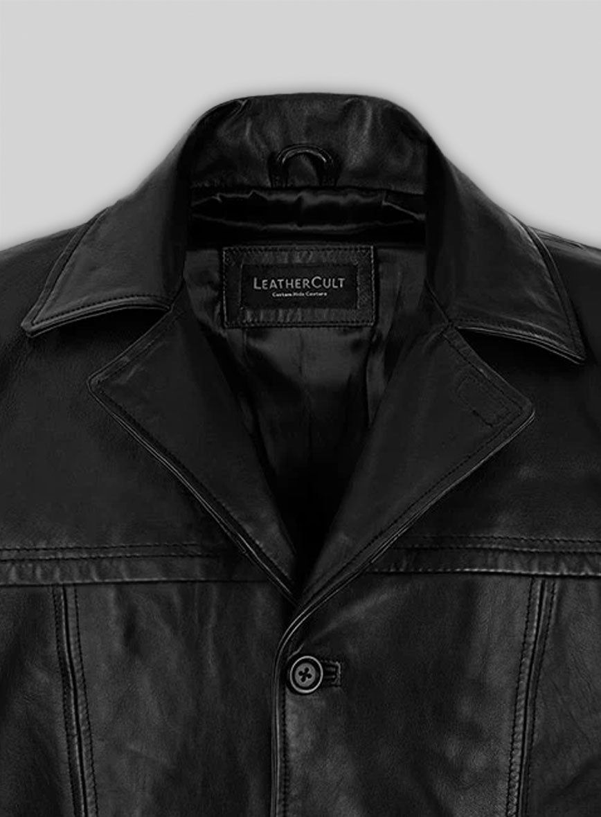 Bruce Springsteen Born to Run Autobiography Leather Trench Coat