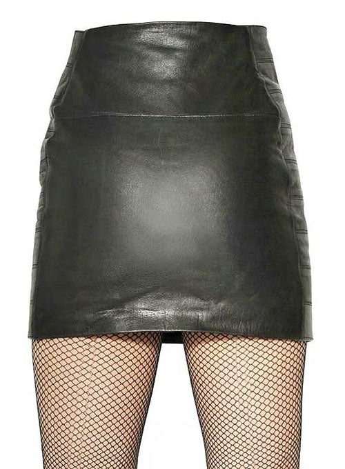 Buckled Up Leather Skirt - # 439 - LeatherCult