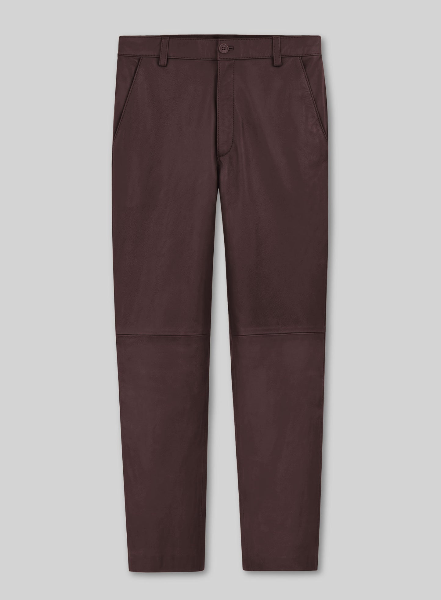 Burgundy Leather Suit