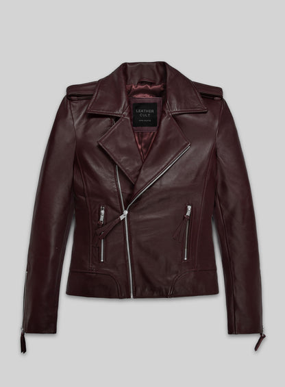 Burgundy Teenage Mutant Ninja Turtles 2 Megan Fox Jacket