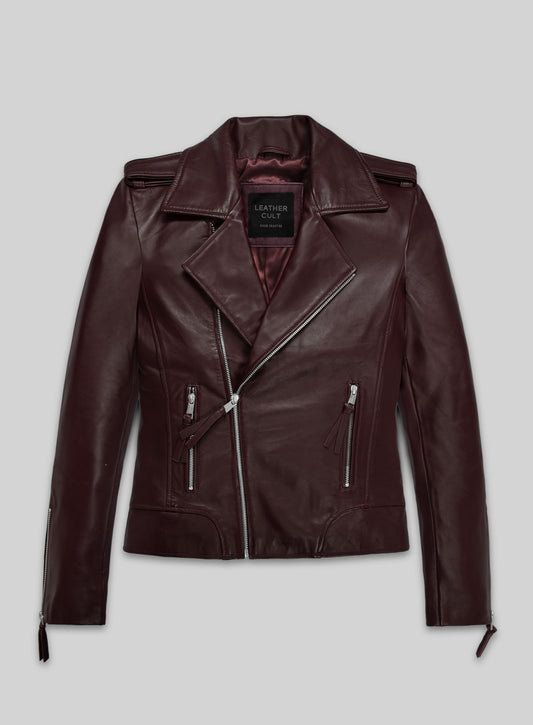Burgundy Teenage Mutant Ninja Turtles 2 Megan Fox Jacket
