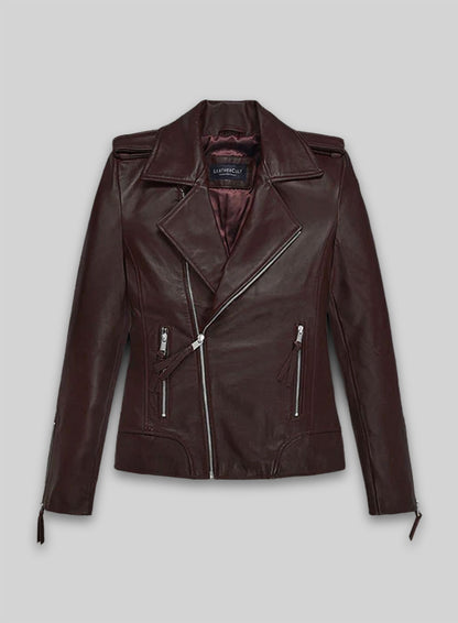 Burgundy Teenage Mutant Ninja Turtles 2 Megan Fox Jacket