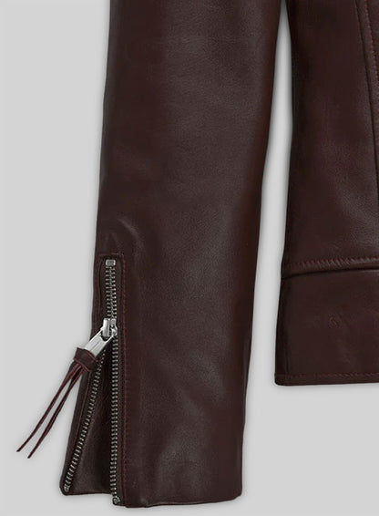 Burgundy Teenage Mutant Ninja Turtles 2 Megan Fox Jacket