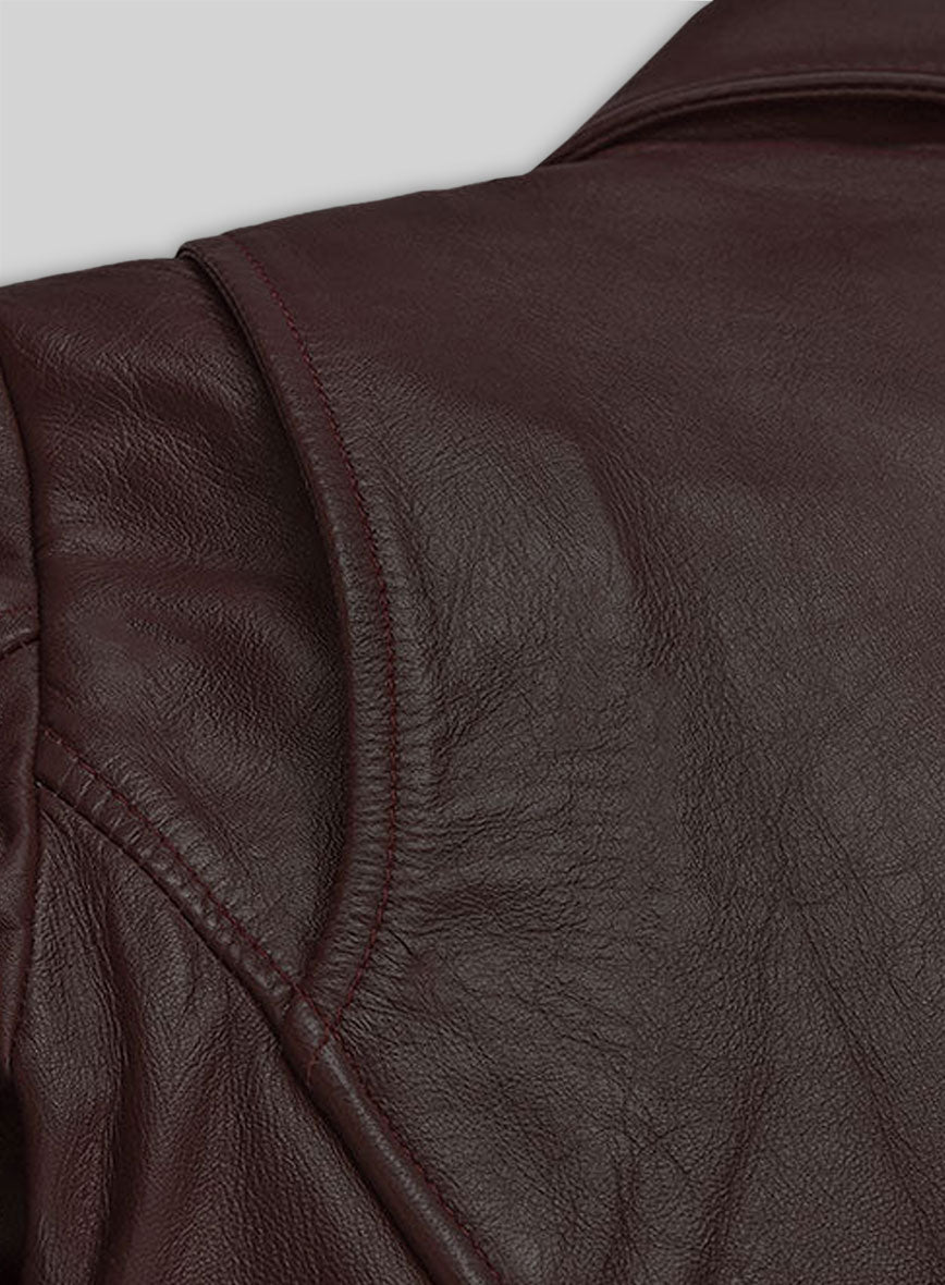 Burgundy Teenage Mutant Ninja Turtles 2 Megan Fox Jacket