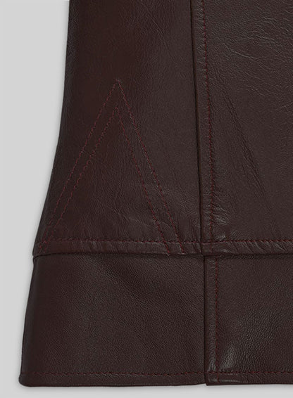 Burgundy Teenage Mutant Ninja Turtles 2 Megan Fox Jacket