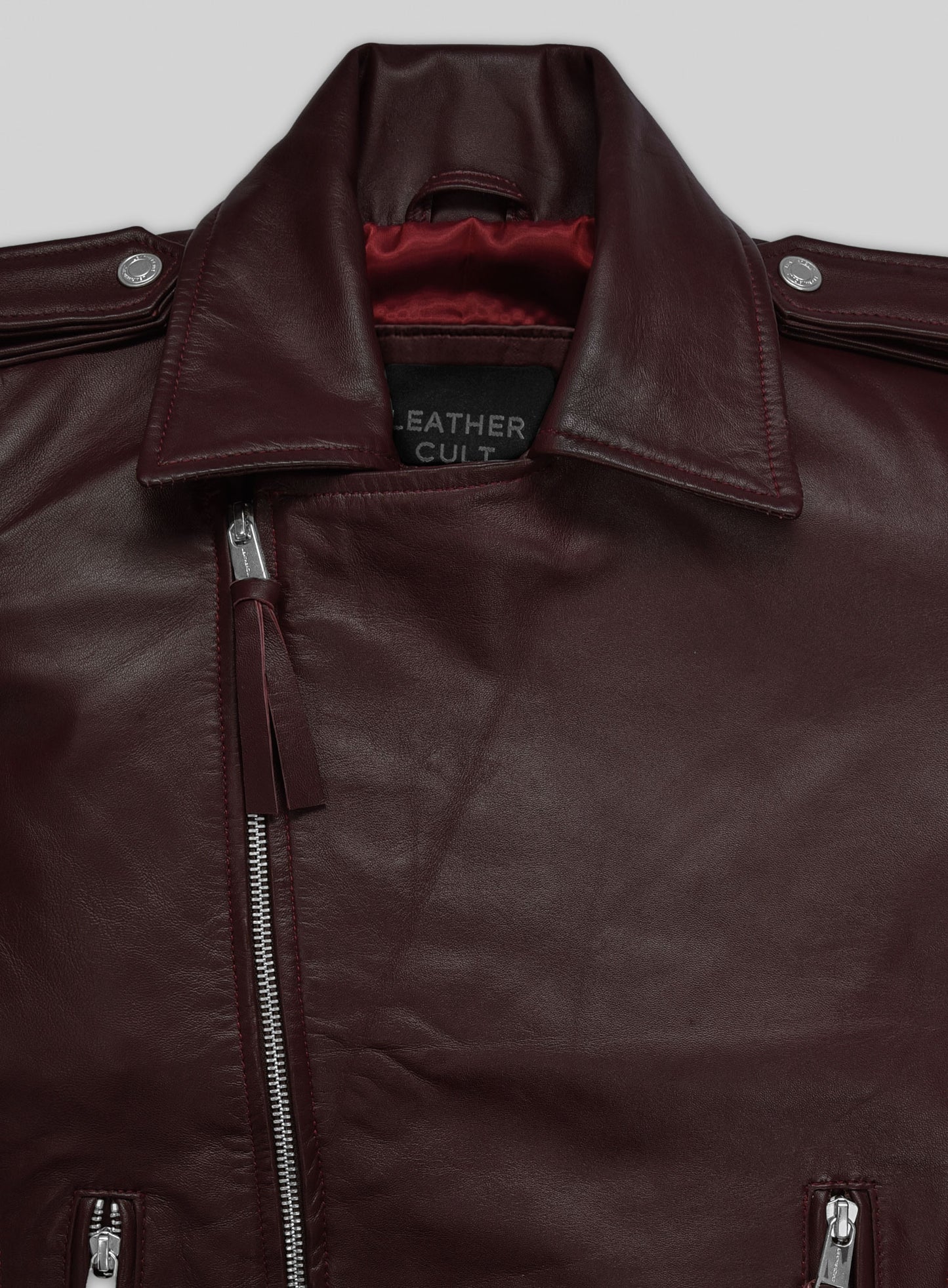 Burgundy Teenage Mutant Ninja Turtles 2 Megan Fox Jacket