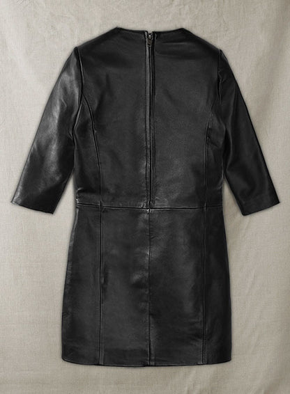 Cacoon Leather Dress - # 757 - LeatherCult