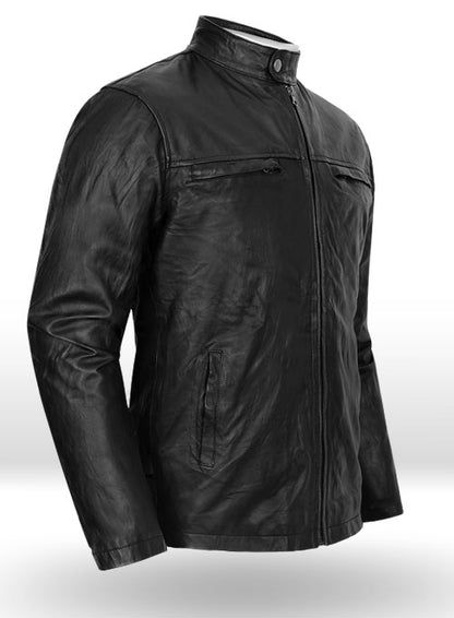 Cafe Racer Leather Jacket