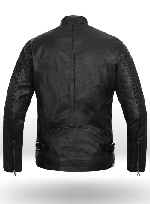 Cafe Racer Leather Jacket