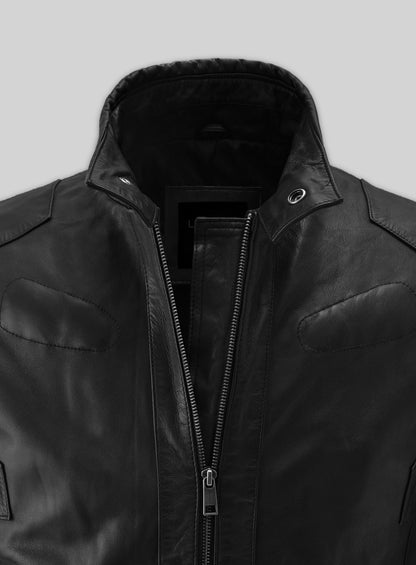 Cafe Racer Leather Jacket #2