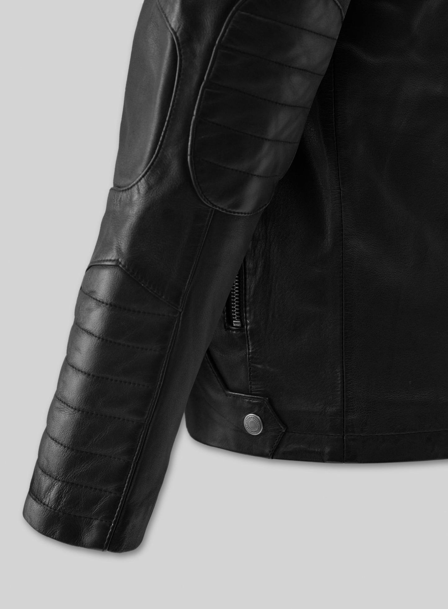 Cafe Racer Leather Jacket #2