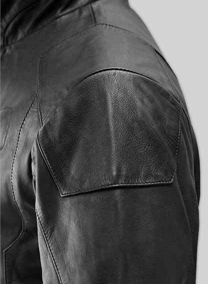 Cafe Racer Leather Jacket #2