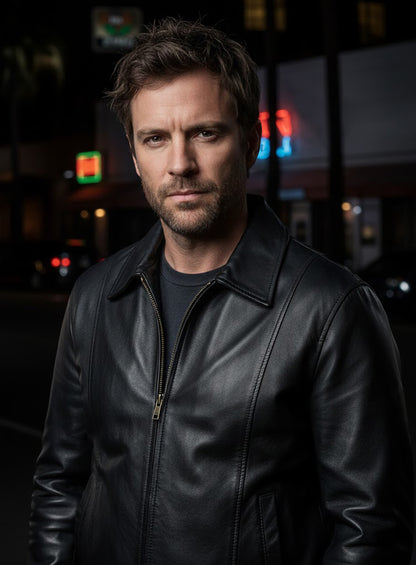 Californication Hank Moody Season 5 Leather Jacket