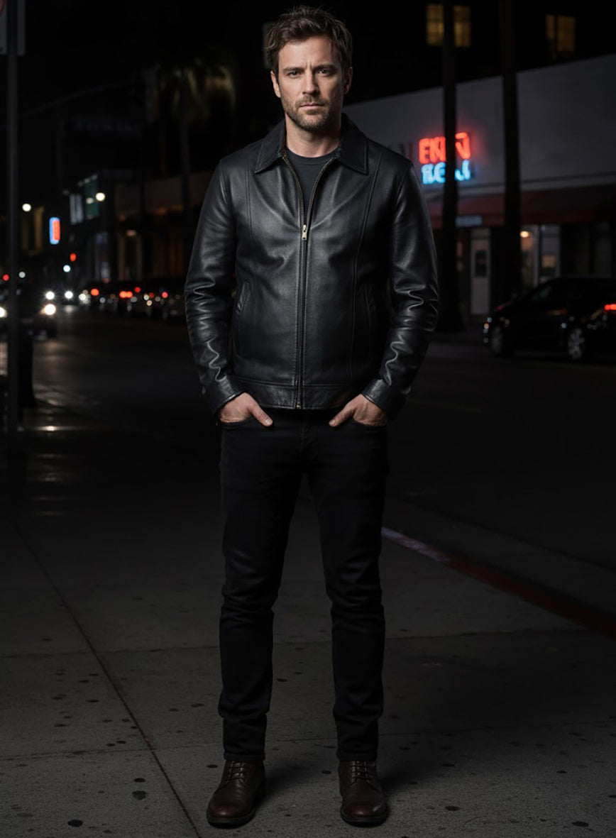 Californication Hank Moody Season 5 Leather Jacket