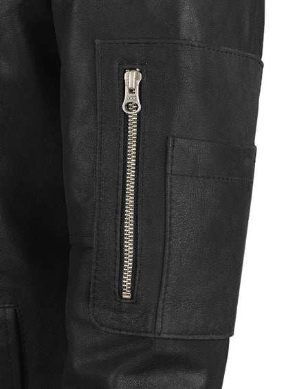 Distressed Black Californication 3 Hank Moody Leather Jacket - LeatherCult