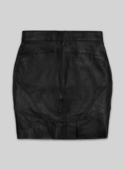 Canarie Leather Skirt - # 442 - M