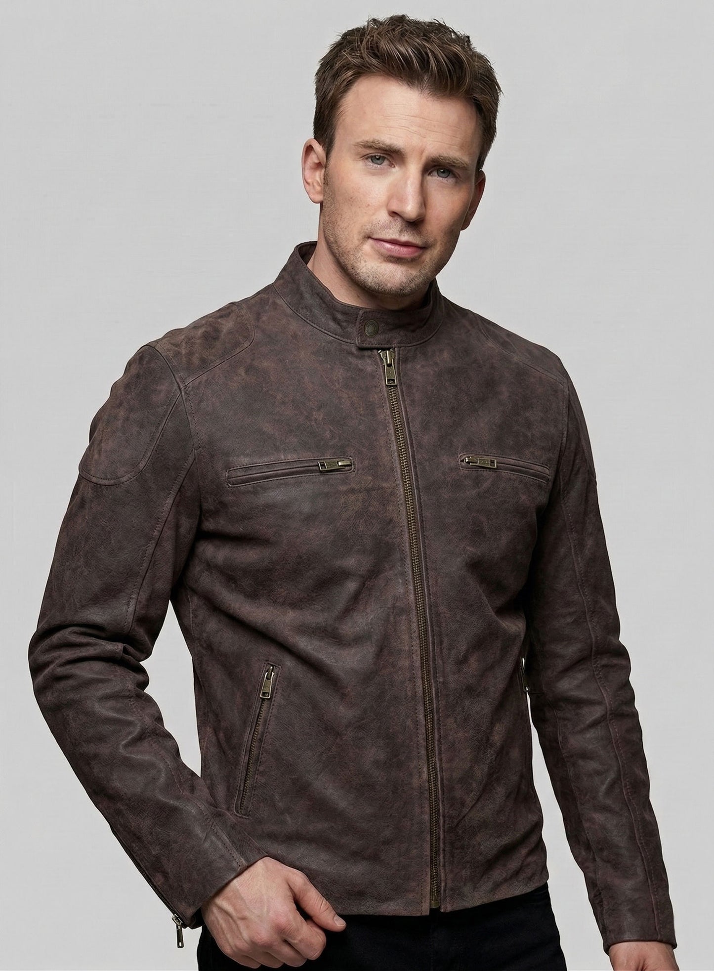 Captain America Civil War Chris Evans Leather Jacket