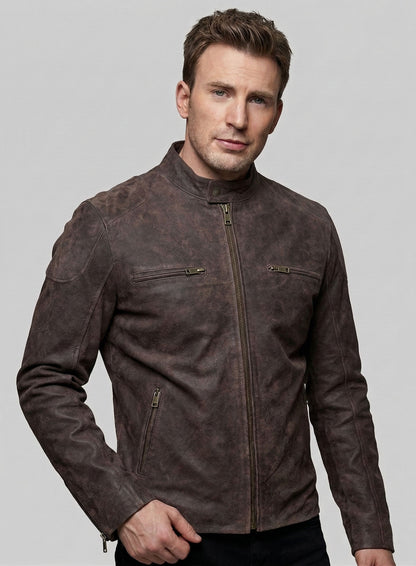 Captain America Civil War Chris Evans Leather Jacket