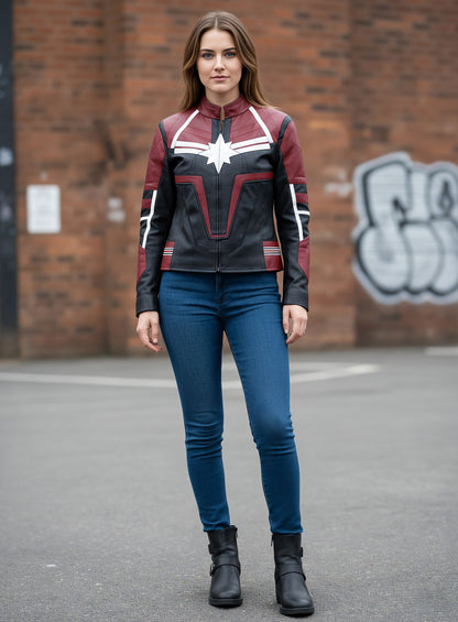 Captain Marvel Leather Jacket
