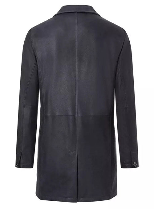 Cara Leather Trench Coat - LeatherCult