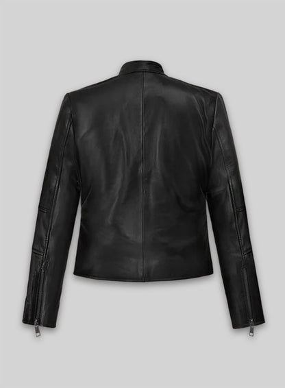 Carrie Anne Moss The Matrix Resurrections Leather Jacket