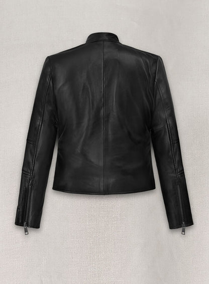 Carrie Anne Moss The Matrix Resurrections Leather Jacket - LeatherCult