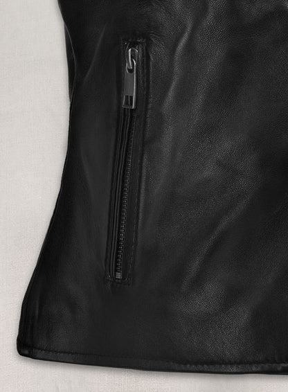 Carrie Anne Moss The Matrix Resurrections Leather Jacket - LeatherCult