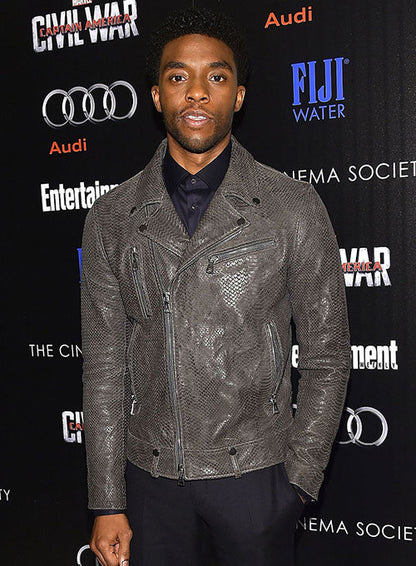 Chadwick Boseman Leather Jacket #1 - LeatherCult