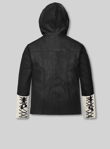 Champion's Knockout Hooded Leather Jacket