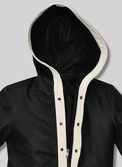 Champion's Knockout Hooded Leather Jacket