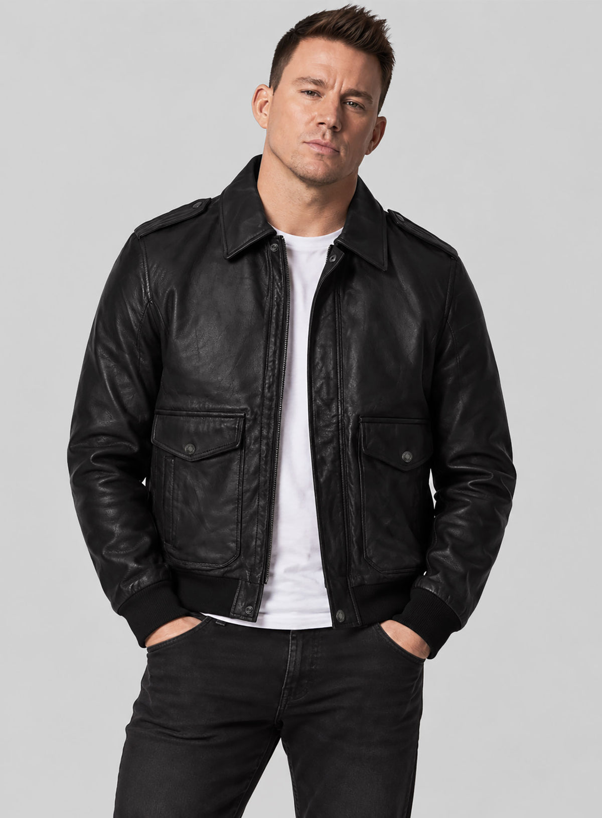 Channing Tatum Leather Jacket #1