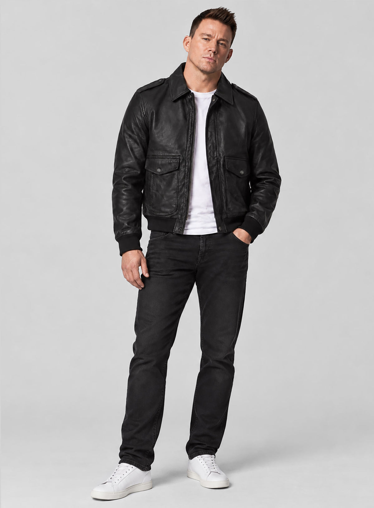 Channing Tatum Leather Jacket #1