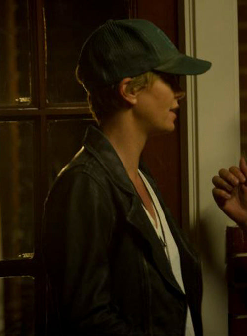 Charlize Theron Dark Places Leather Jacket - LeatherCult