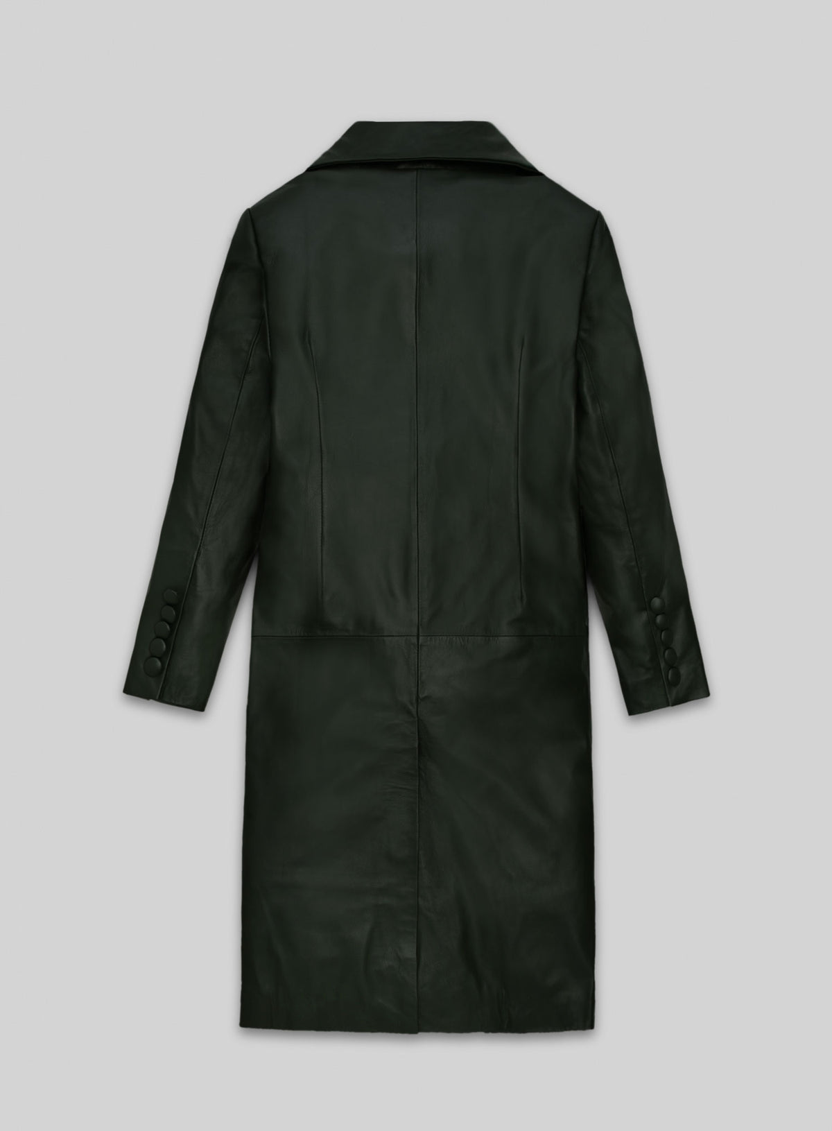 Chelsea Leather Long Coat