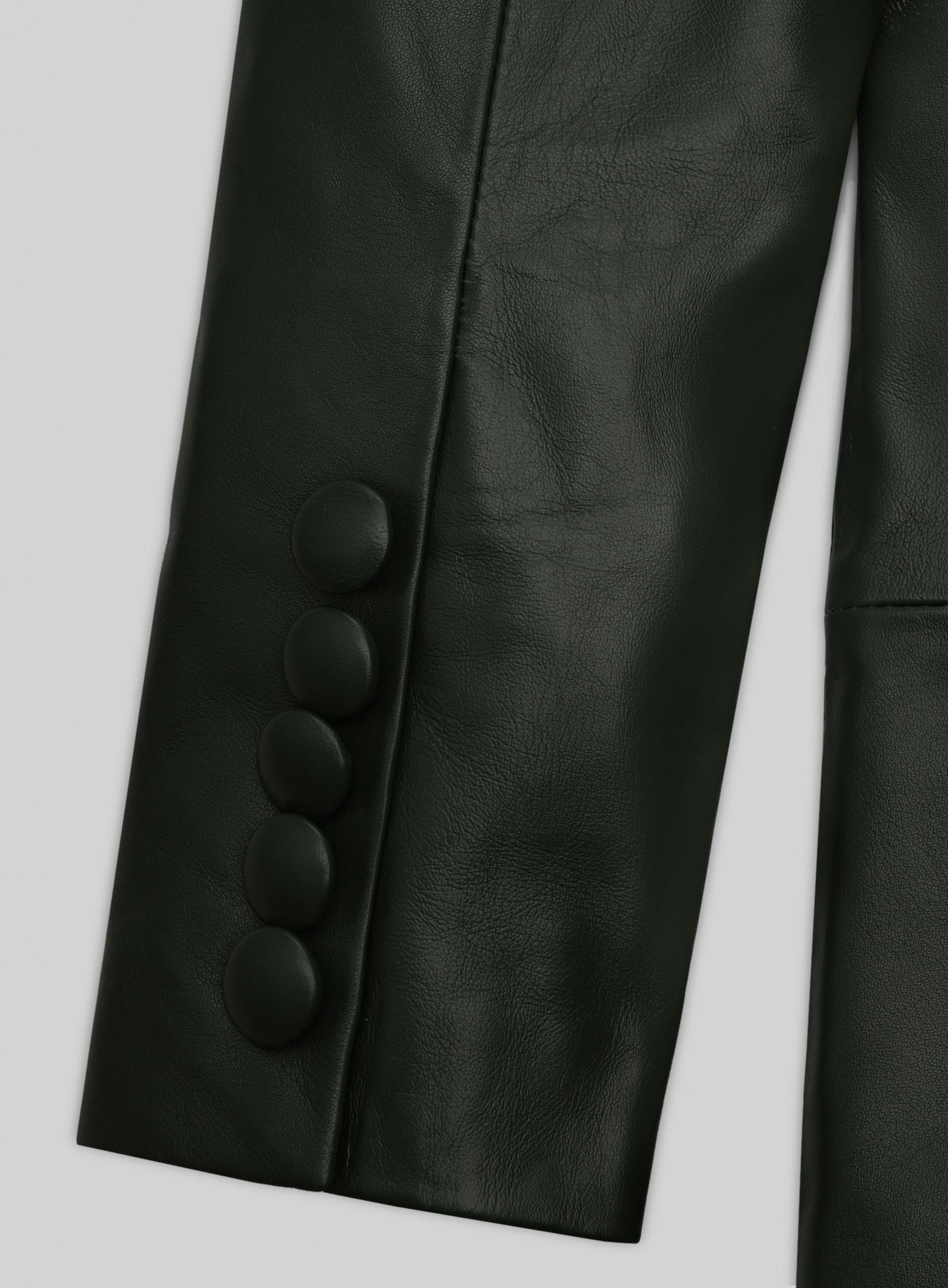 Chelsea Leather Long Coat